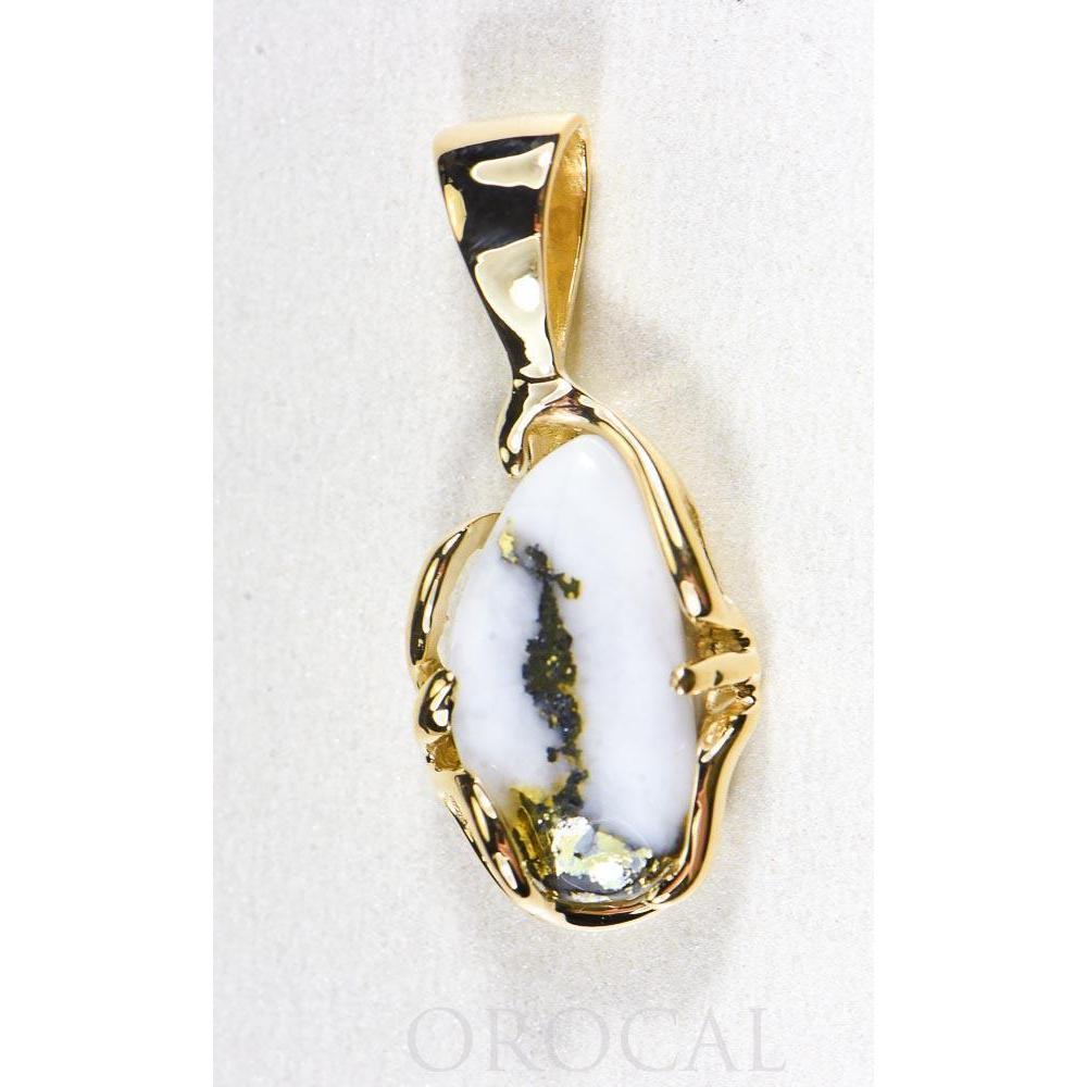 Gold Quartz Pendant - PRL1031Q-Destination Gold Detectors