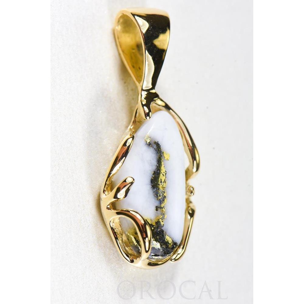 Gold Quartz Pendant - PRL1031Q-Destination Gold Detectors