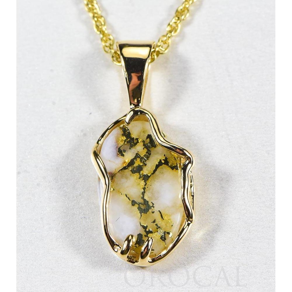 Gold Quartz Pendant - PRL232XLQ-Destination Gold Detectors