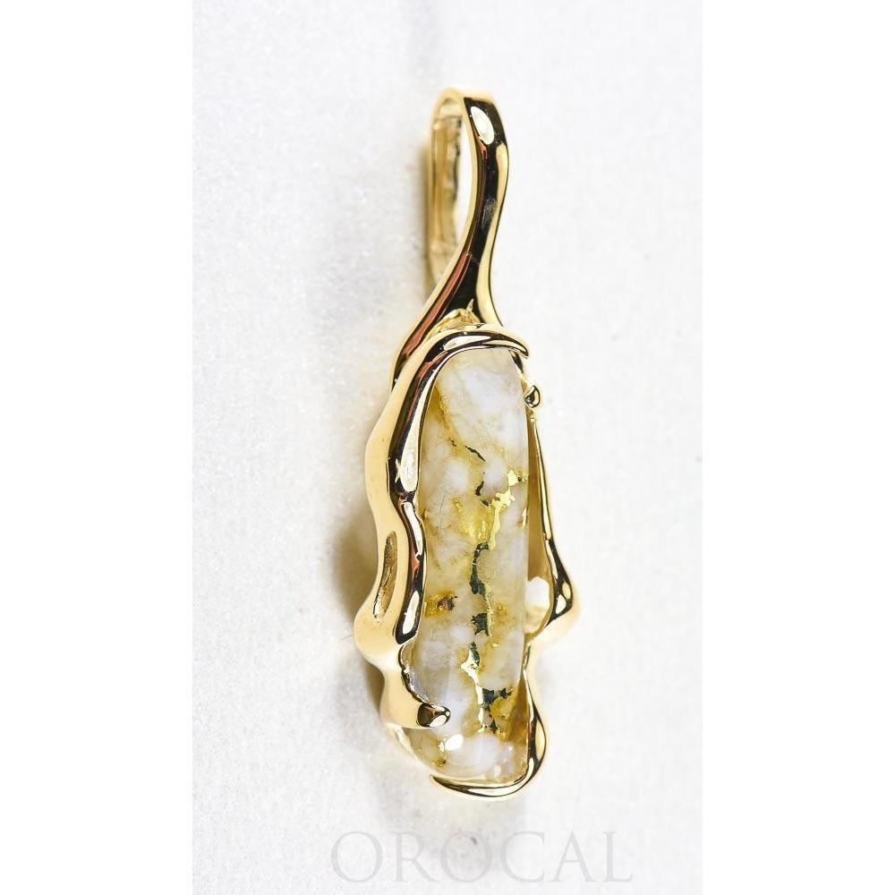 Gold Quartz Pendant - PRL999Q-Destination Gold Detectors