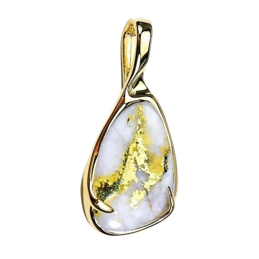 Gold Quartz Pendant - PSC101QX-Destination Gold Detectors