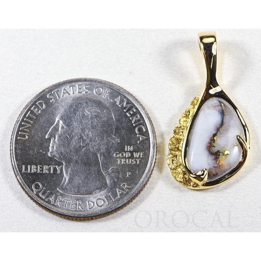 Gold Quartz Pendant - PSC125Q-Destination Gold Detectors