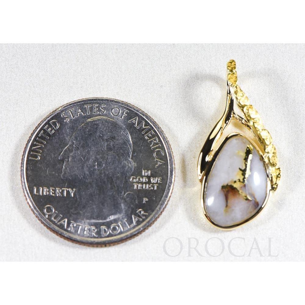 Gold Quartz Pendant - PSC128NQX-Destination Gold Detectors