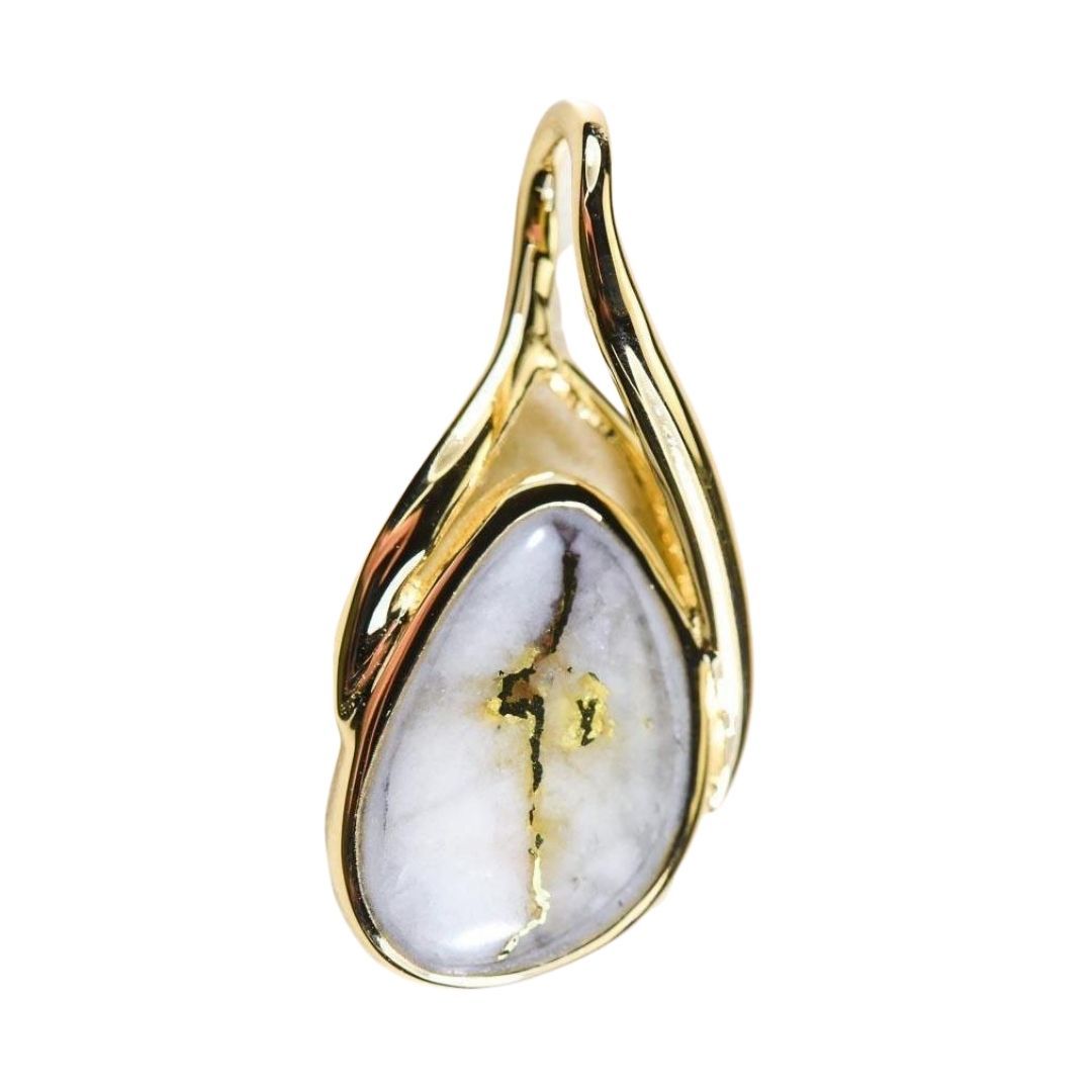 Gold Quartz Pendant - PSC128Q-Destination Gold Detectors