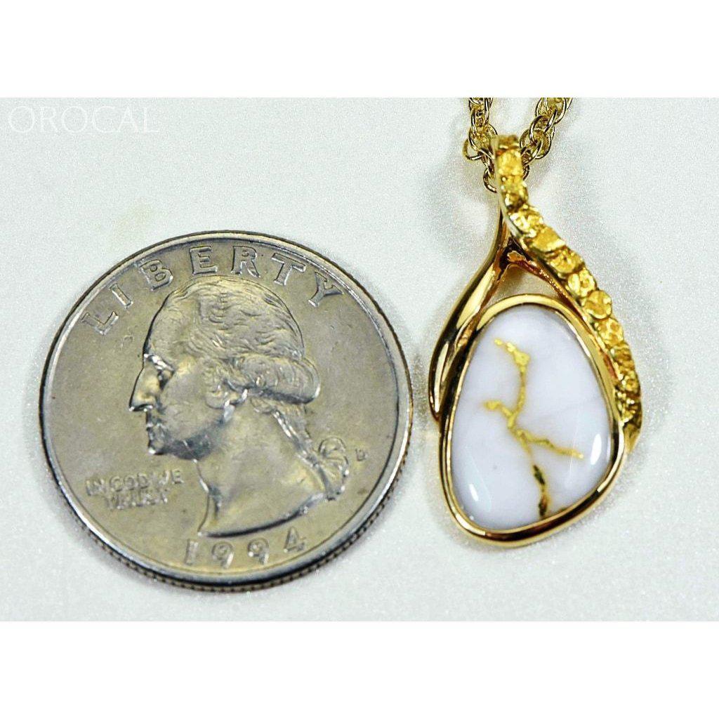 Gold Quartz Pendant - PSC129NQX-Destination Gold Detectors