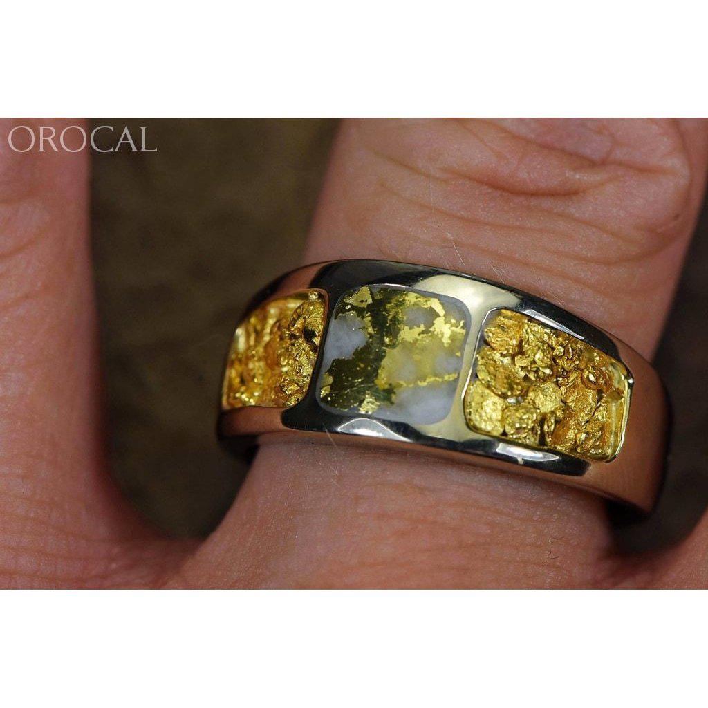Gold Quartz Ring Ladies "Orocal" RM651OLQ Genuine Hand Crafted Jewelry - 14K Gold Yellow Gold Casting-Destination Gold Detectors