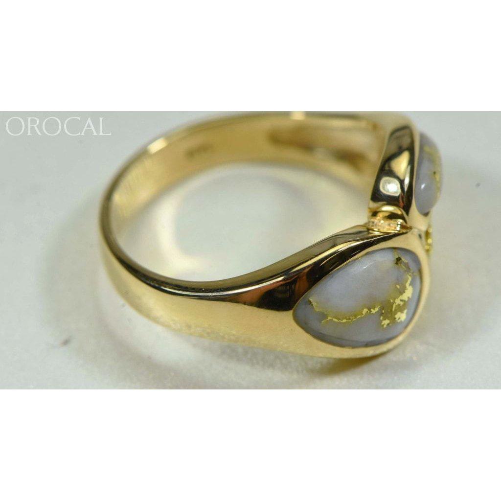 Gold Quartz Ring Ladies - RLL1168NQ-Destination Gold Detectors