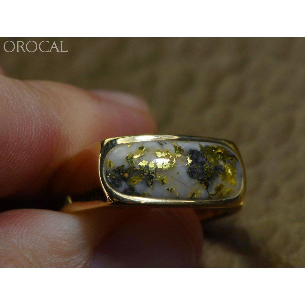 Gold Quartz Ring Mens - RM816Q-Destination Gold Detectors