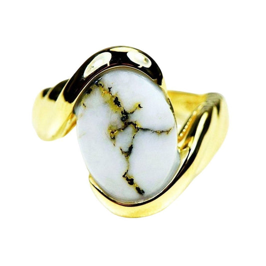 Gold Quartz Ring - RL1002Q-Destination Gold Detectors