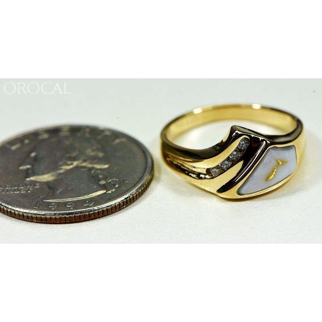 Gold Quartz Ring - RL1073DQ-Destination Gold Detectors