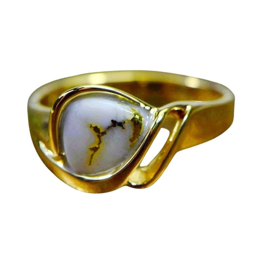 Gold Quartz Ring - RL587Q-Destination Gold Detectors