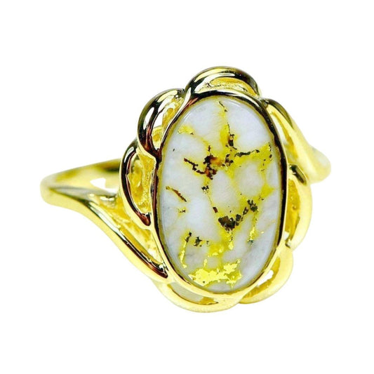 Gold Quartz Ring - RL754Q-Destination Gold Detectors