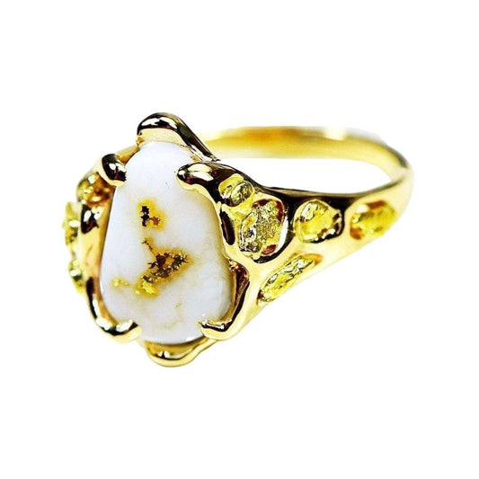 Gold Quartz Ring - RL964Q-Destination Gold Detectors