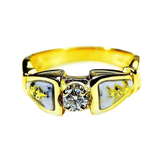 Gold Quartz Ring - RL988DQE-Destination Gold Detectors