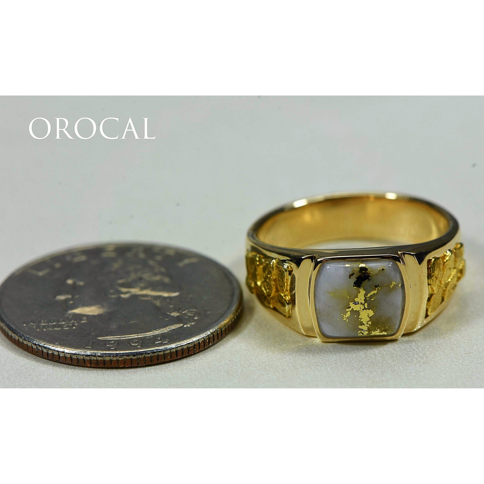 Gold Quartz Ring - RLL1075NQ-Destination Gold Detectors
