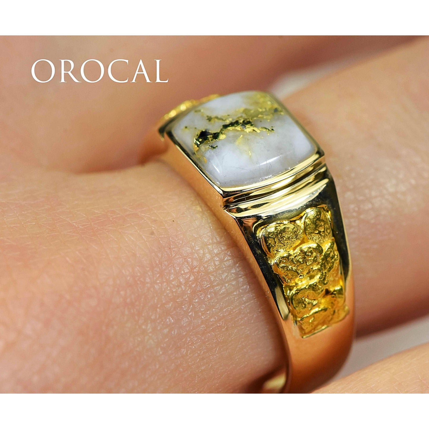 Gold Quartz Ring - RLL1075NQ-Destination Gold Detectors