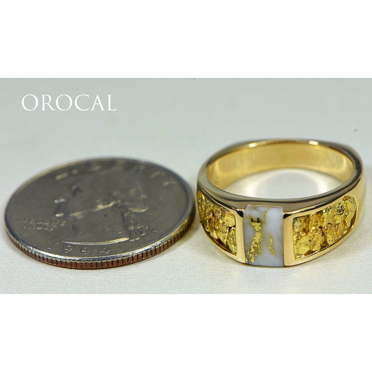 Gold Quartz Ring - RLL1359NQ-Destination Gold Detectors