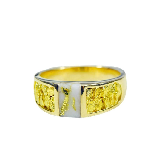 Gold Quartz Ring - RLL1359NQ-Destination Gold Detectors