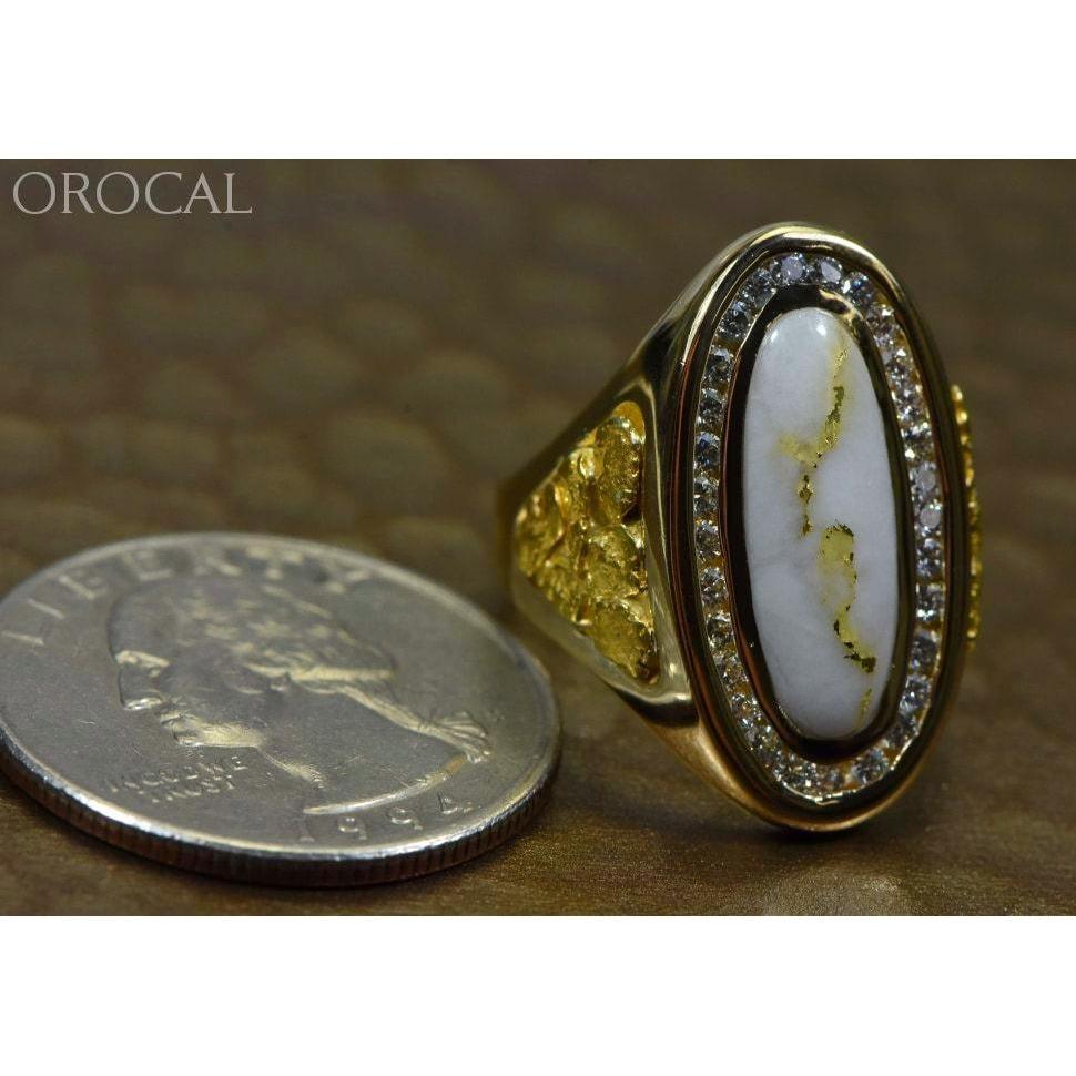 Gold Quartz Ring - RLL923D60Q-Destination Gold Detectors