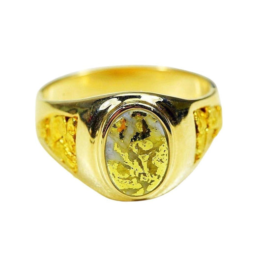 Gold Quartz Ring - RM803Q-Destination Gold Detectors