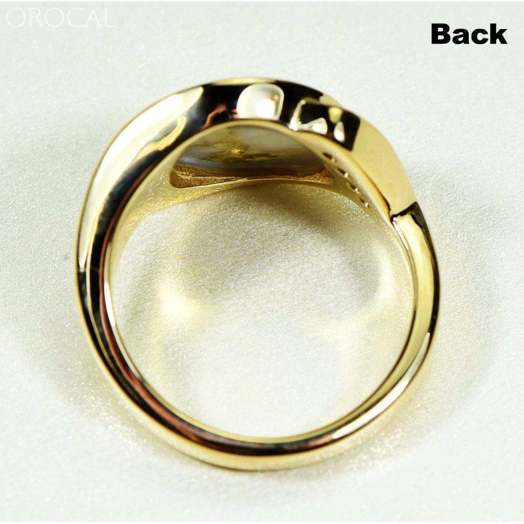 Gold Quartz Ring with Diamonds - L90D12Q-Destination Gold Detectors