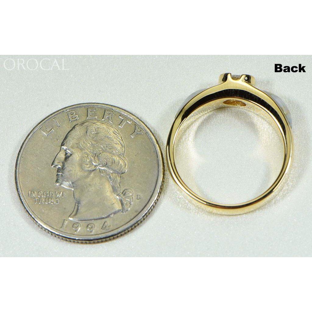 Gold Quartz Ring with Diamonds - RL728D33Q-Destination Gold Detectors