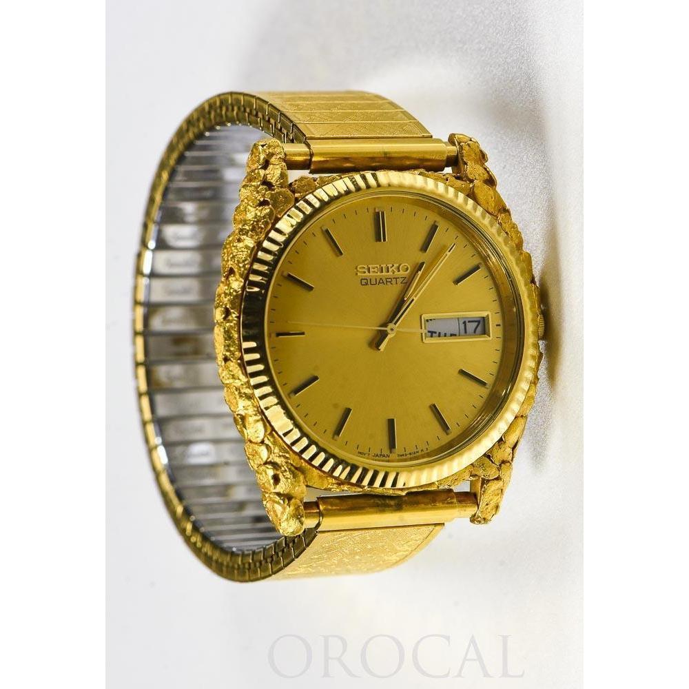 Gold nugget watch outlet seiko